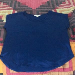 Boston Proper Short Sleeve Blouse.